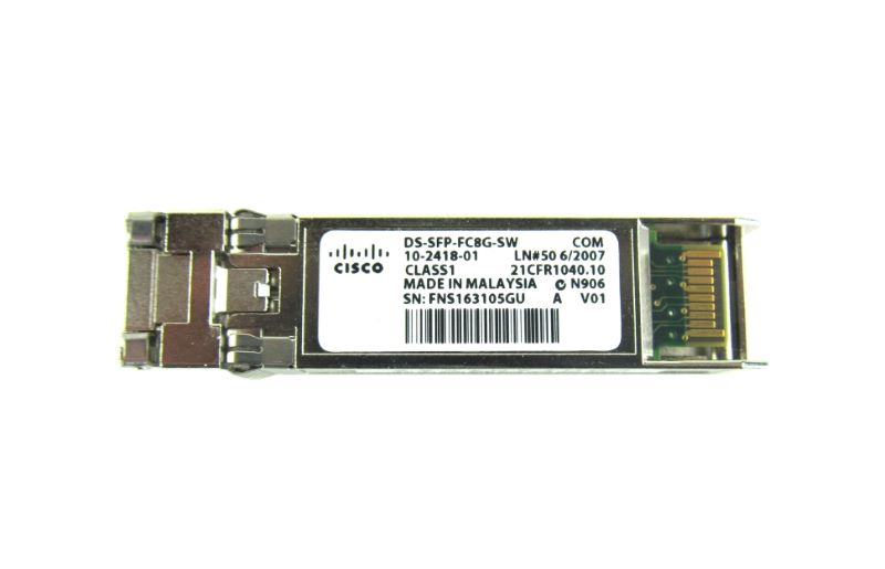 Cisco DS-SFP-FC8G-SW Cisco DS-SFP-FC8G-SW 2/4/8GBPS Transceiver FC SW SFP, LC