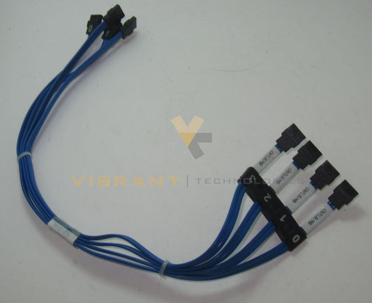 Dell D6841 Poweredge 700 4 drop SATA Cable Kit