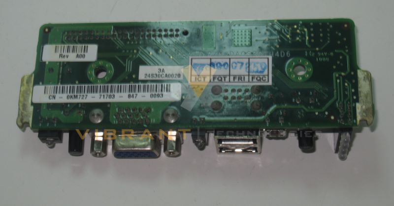 Dell 0KM727 Poweredge 860 FRONT I/O BOARD VGA USBX2