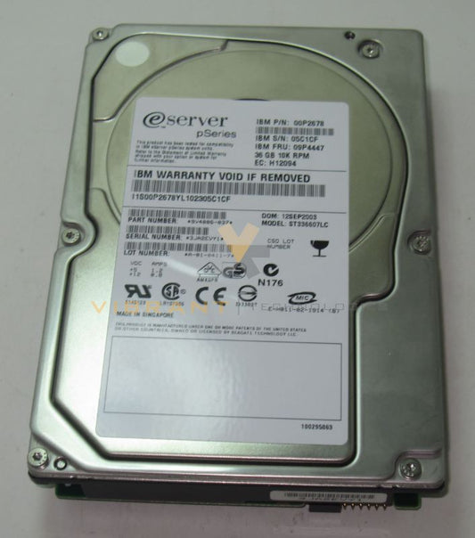 IBM 3264 36.4GB 10K SCSI DISK HOT SWAP