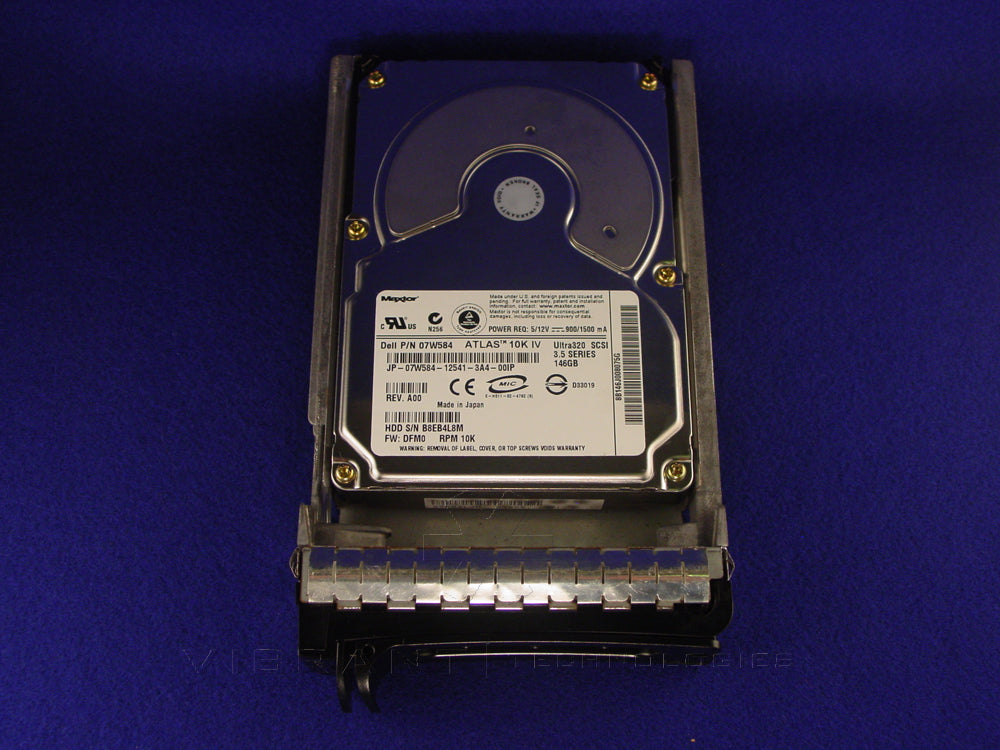 Dell 080XUH 36GB Ultra 3 10k 80 pin Server Hard Disk Drive