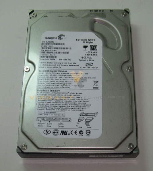 Dell 0DC334 80Gb SATA 7200RPM