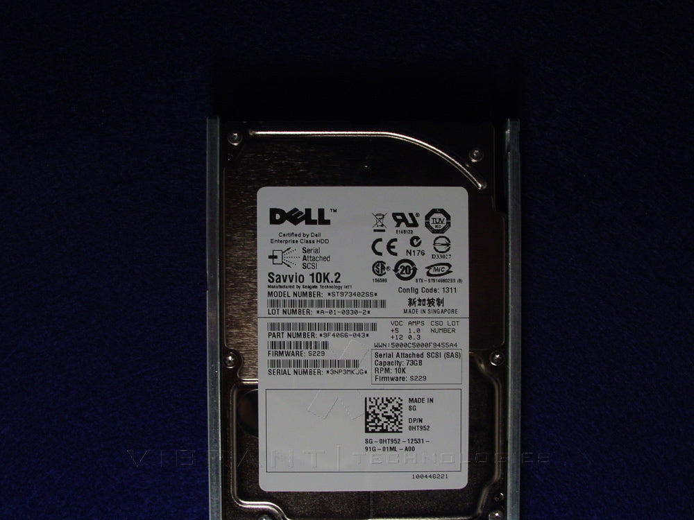 Dell 0HT952 73GB SAS 10k 2.5"