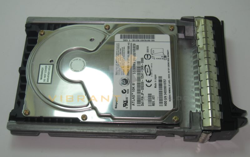 Dell 2G339 18gb 10K U160 80pin SCSI HDD