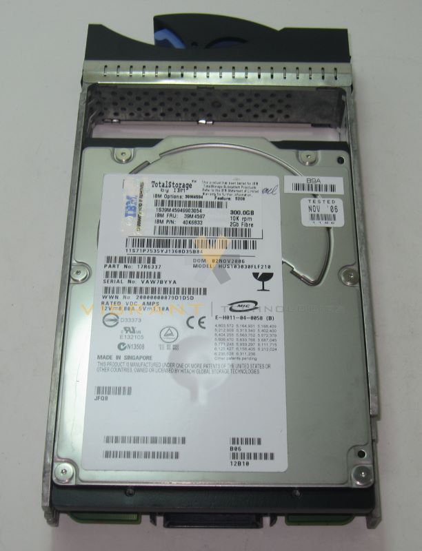 IBM 39m4594 300 GB 2GBS Fiber Channel E-DIMM Hard Disk Drives 10k RPM