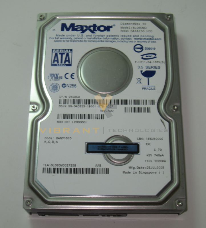 Dell 4D353 80Gb SATA 7200RPM