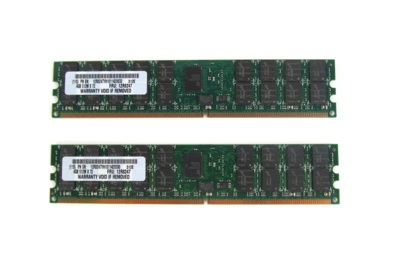 IBM 1934 8GB Mem Kit 8192MB 2x4GB DIMMs 276-Pin 533MHz DDR2 SDRAM