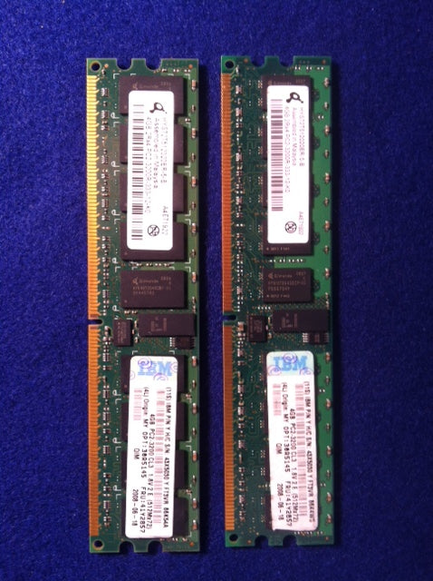 IBM 30R5145 8GB (2x4gb) PC2-3200 CL3 ECC DDR2 Server Memory Kit
