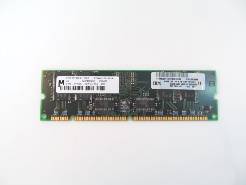 IBM 33L3068 64mb 100mhz ECC SDRAM Server Memory