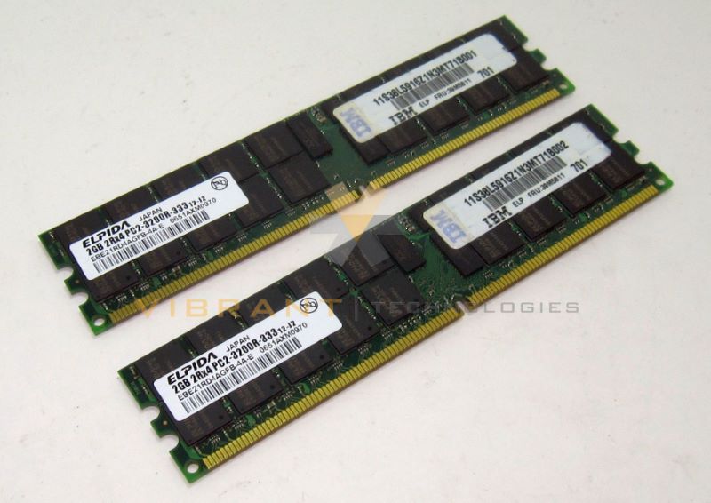 IBM 39M5812 4GB (2x2gb) PC2-3200 Memory Kit