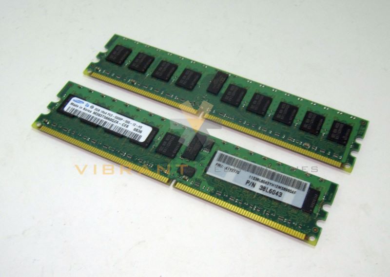IBM 41Y2771 4gb (2x2GB) PC5300 ECC RDIMM Server Memory Kit