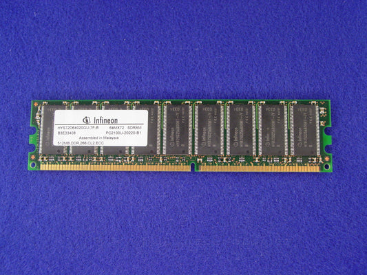 Dell 4W616 512MB PC2100U 266MX72 8K ECC 184PIN