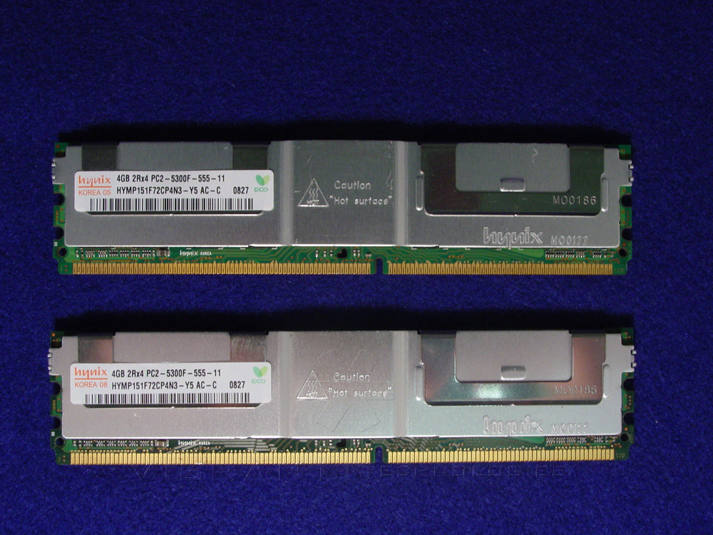 Dell A2257233 8GB PC2 5300F 2Rx4 667MHZ Server Memory Kit (2x4GB)