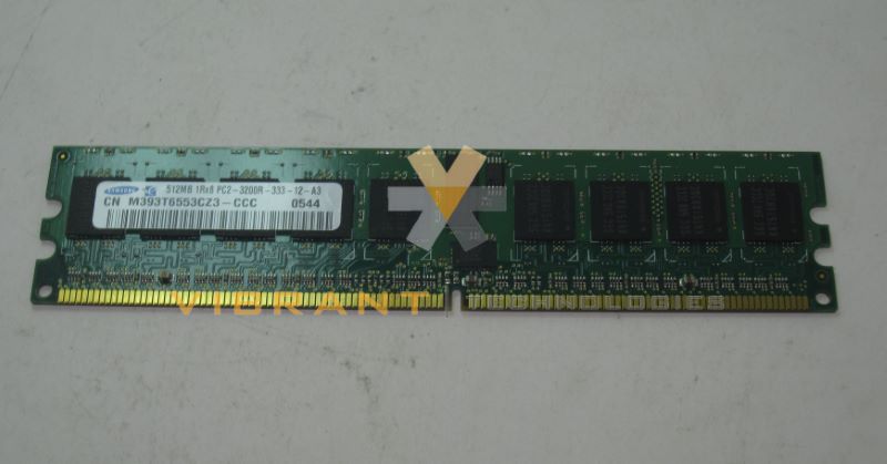 Dell D6598 512mb PC2-3200 ECC 1Rx8 memory dim