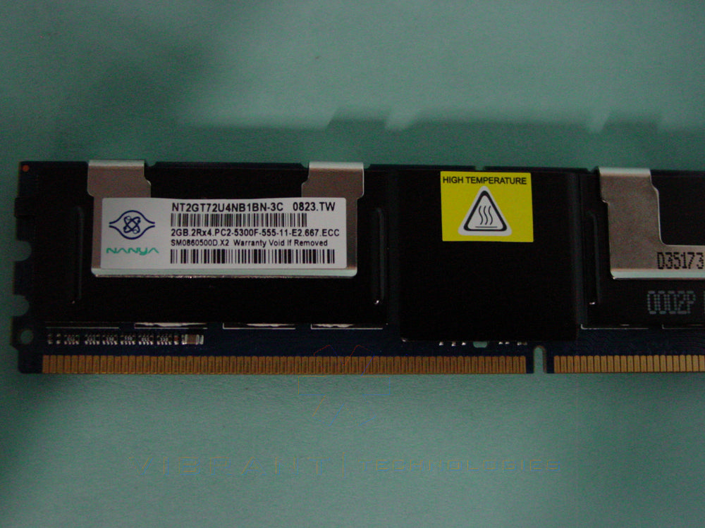 Dell GM431 2gb PC2-5300F 667mhz 2Rx4 Server Memory DIMM