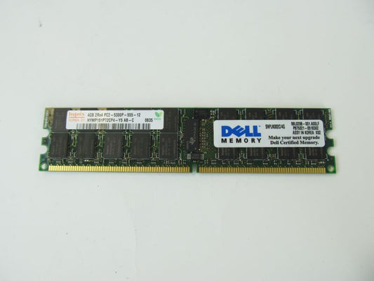 Dell JK002 4GB Server Memory DIMM PC2-5300p 667MHZ 2rx4