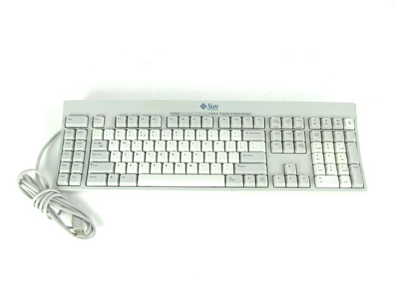SUN, 320-1366, Type-7 Keyboard, 2M Cable, USB/ PC Style