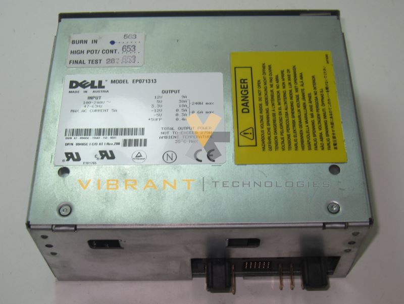 Dell 09465C Poweredge 6350 6450 Power Supply 275W