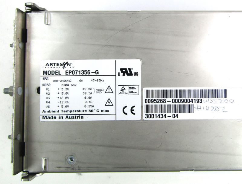 Sun 300-1434 330W AC Power Supply , Type A142, T1405,  w/WARRANTY