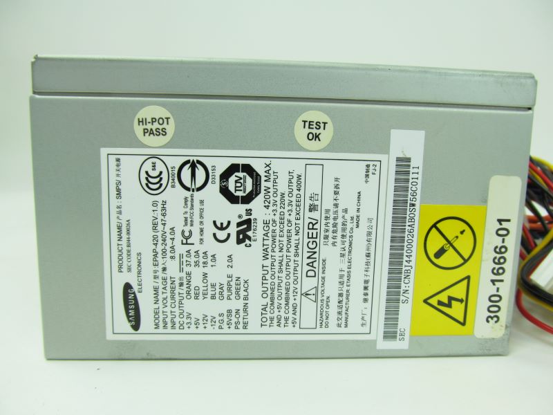 Sun 300-1666 420 Watt, AC Input Power Supply for Sun Blade 1500 Red or Silver