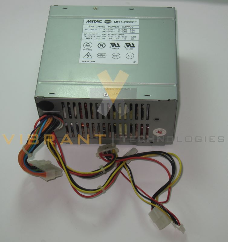 Sun 370-3162 Mitac MPU-200REF 200 Watt Power Supply Ultra 5