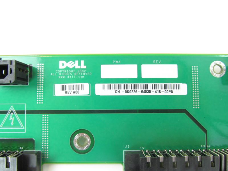 Dell k0226 Poweredge 2600 Power Distribution Board