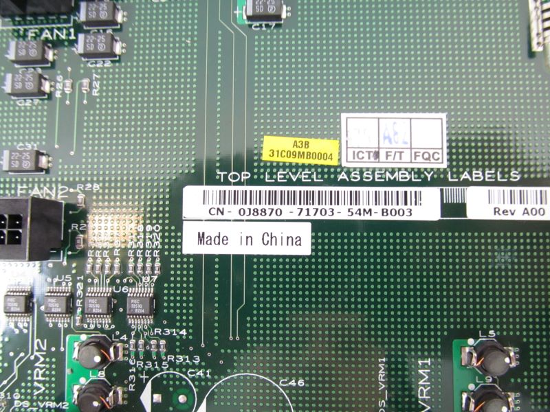 Dell J8870 Poweredge 6650 6600 System Board