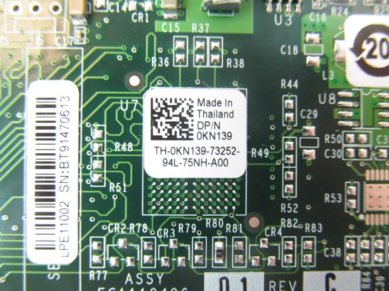Dell 0KN139 Emulex 4GB Dual Port PCI-E Exact part number