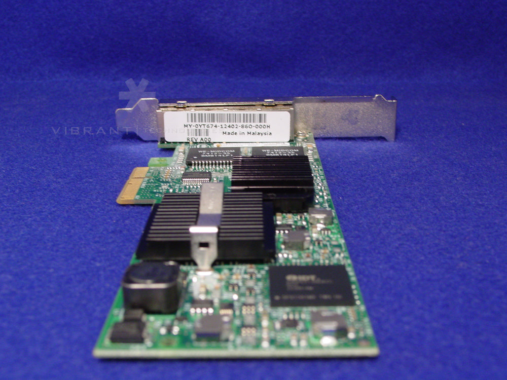 Dell YT674 Quad Port Pro 1000 VT LPGigabit PCI-E Nic
