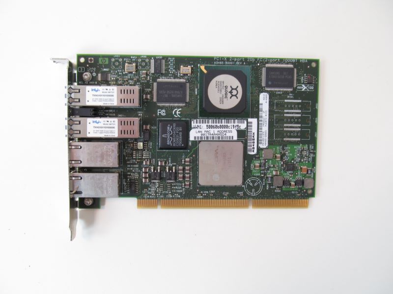 HP AB465A DUAL PORT 2GB FC / DUAL PORT 1000BASET PCI-X