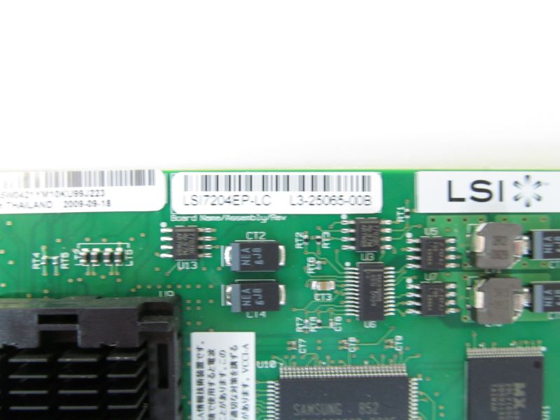 LSI LSI7204EP-LC 4GB Dual Port PCI-E Fibre Card Half Height Bracket