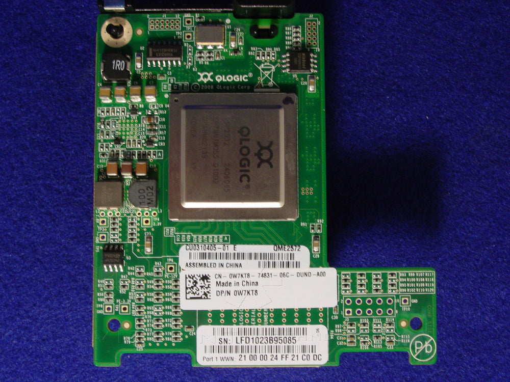 Dell W7KT8 QME2572 8GB Fibre Mezzanine Adapter M Series Blade