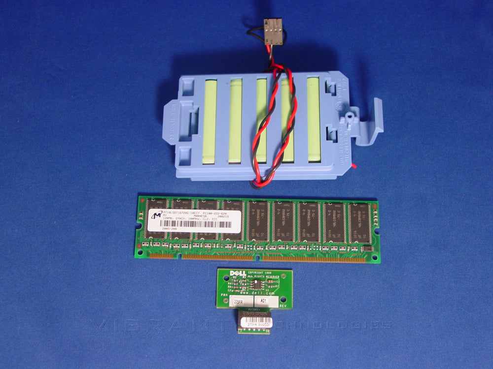 Dell 275FR Poweredge 2500 2550 Radi Kit Key, 128MB Cache and battery
