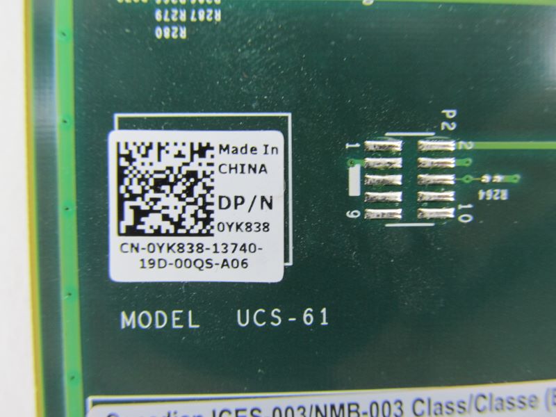 Dell YK838 SAS 6ir Raid Controller