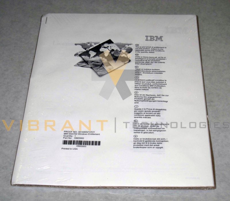 IBM 23R1787 DS4700 WINDOWS HOST KIT (7700)
