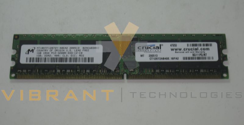 Crucial CT12872Y265 1GB DDR-266 PC2100 CL2.5 Server Memory DIMM