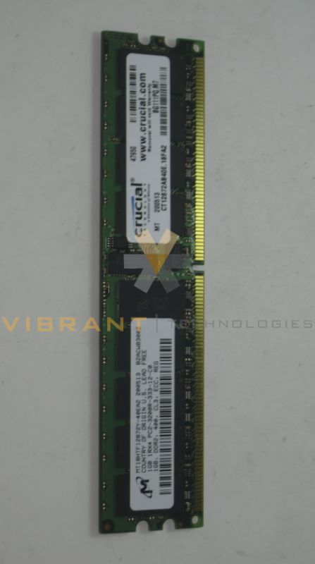 Crucial CT12872Y265 1GB DDR-266 PC2100 CL2.5 Server Memory DIMM