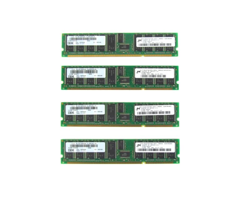 IBM 4452 2GB Server Memory Kit 4x512MB DIMMs 208-Pin 8ns DDR1 SDRAM