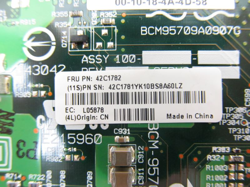 IBM 42C1781 Netxtreme II 1000 Dual Port PCIe Ethernet Adapter