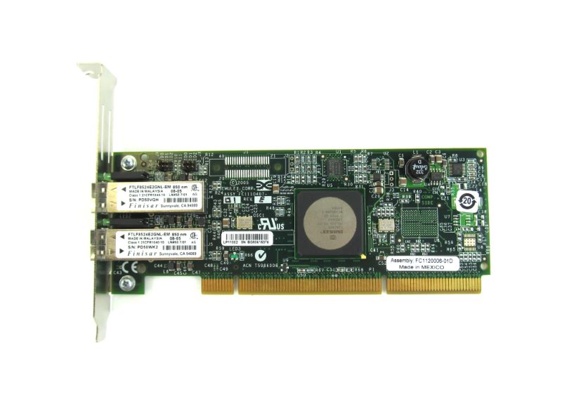 IBM 10N8620 4GB 2-Port PCI-X 2.0 DDR Dual Port FC Adapter