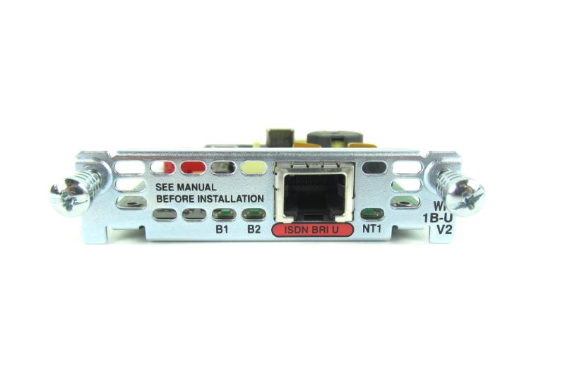 Cisco WIC-1B-U-V2 1PT ISDN BRI NT1 WAN INT CARD