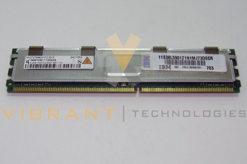IBM 39M5781 512MB DIMM PC2 5300 DDR2 Server Memory Module