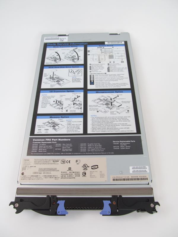 IBM 8843-XXX BladeCenter HS20 Blade Server CFO 0x0
