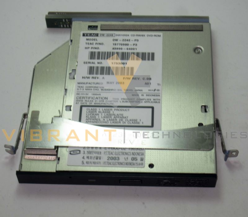 HP A7231-62024 DVD/CDRW Combo 24X10X24 CDRW 8X