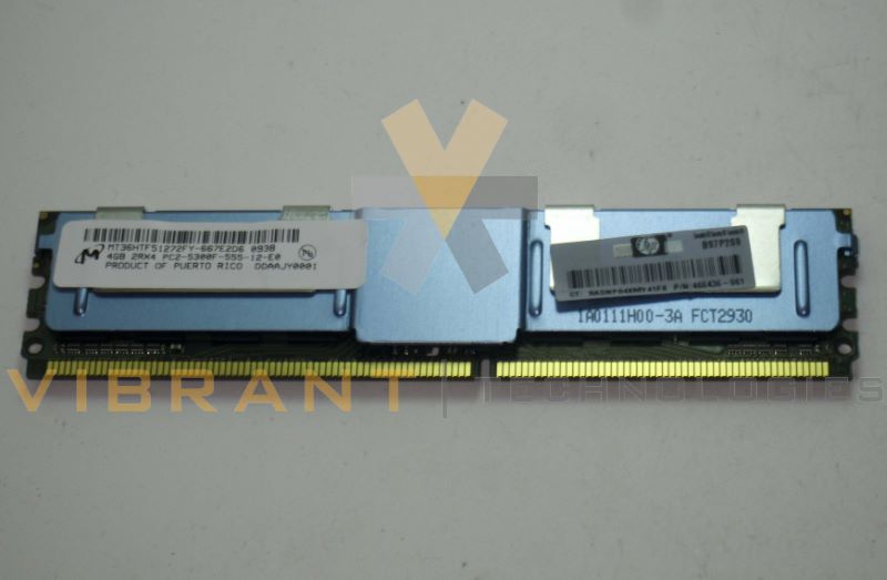 HP 466436-061 4GB (1X4GB) PC2-5300R MEM DIMM
