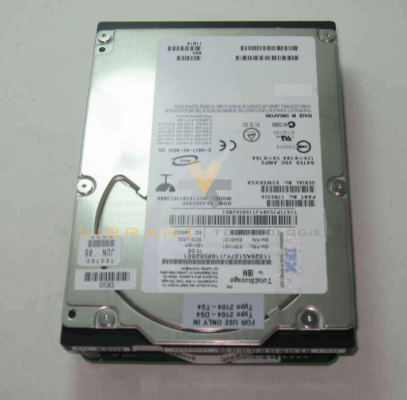IBM 4073-2104 73.4 GB ULTRA320 SCSI 10K RPM