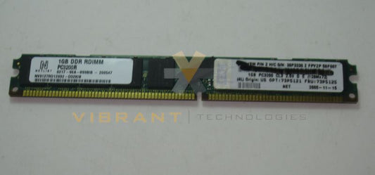 IBM 73P5125 1Gb PC3200 CL3 ECC DDR SDRAM VLP Server Memory DIMM