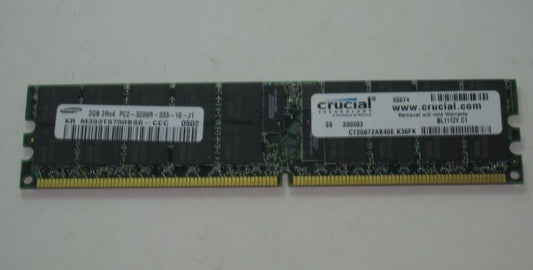 Crucial CT25672AB40E 2GB PC2-3200 DDR Server Memory DIMM