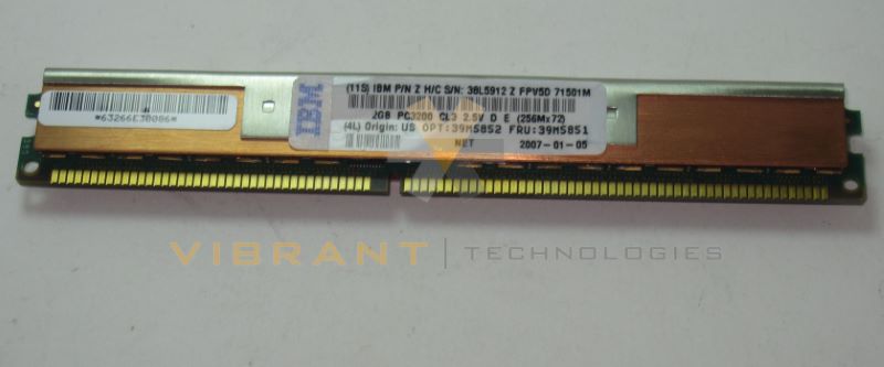 IBM 39M5851 2Gb PC3200 CL3 ECC DDR SDRAM RDIMM