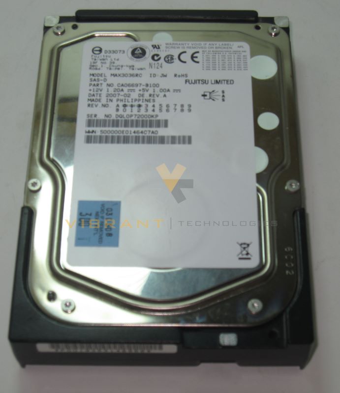 Fujitsu MAX3036RC-M 36GB SAS 15k 3.5" Hard Drive